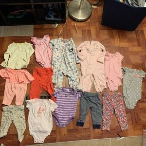 Girls 9 month bundle of clothing variety lot